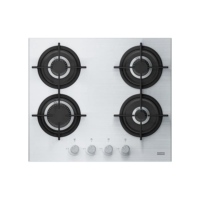 Franke FHCR 604 4G HE XA C Linea Mythos Piano Cottura a Gas 4 Zone Griglie in Ghisa 60cm Acciaio inox
