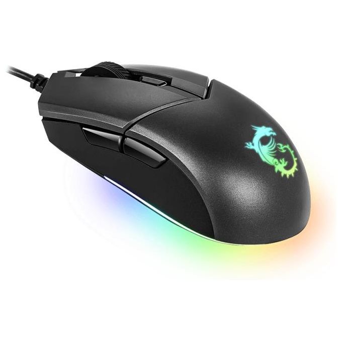 MSI Clutch GM11 Mouse Gaming Usb Ottico 5000 DPI Ambidestro