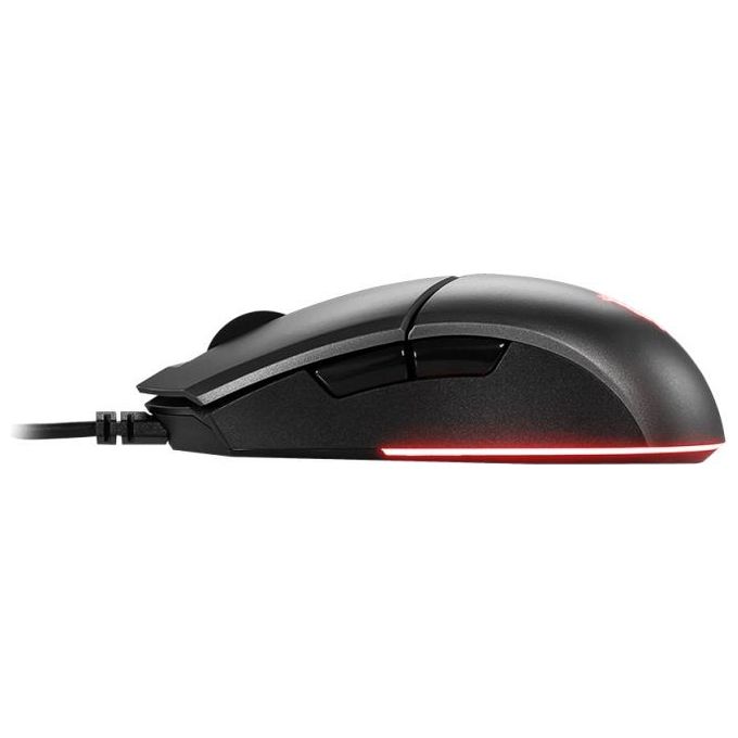 MSI Clutch GM11 Mouse Gaming Usb Ottico 5000 DPI Ambidestro