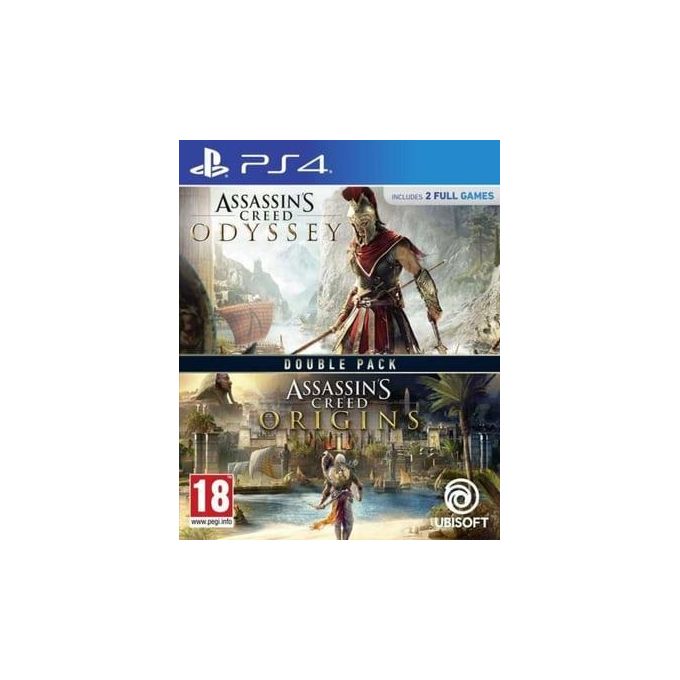 Ubisoft Assassins Creed Odyssey con Origins Double Pack per PlayStation 4