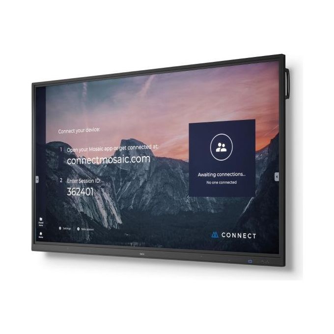 NEC MultiSync CB861Q Pannello Piatto per Segnaletica Digitale 86'' Lcd 4K Ultra Hd Nero