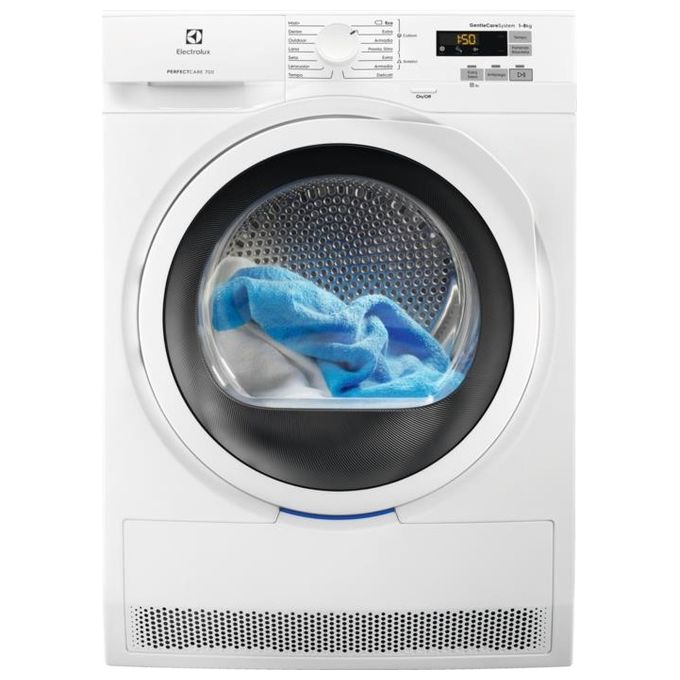 Electrolux EW7HL83W5 Asciugatrice a Pompa di Calore Perfect Care 700 Classe energetica A+++ Capacita' di carico 8 Kg Motore TC5 Inverter Oblo' Bianco