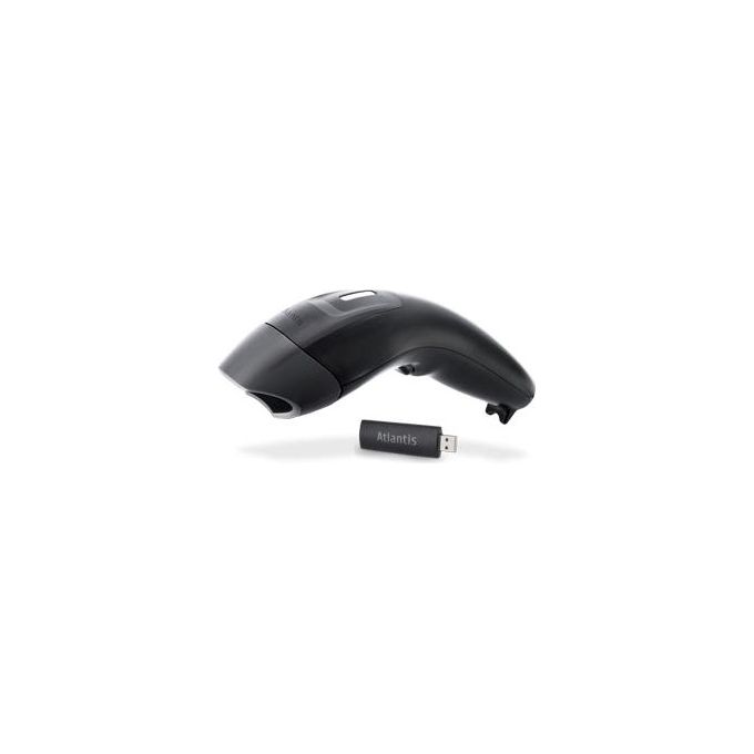 Atlantis A08-LD1830-2D-W Lettore di Codici a Barre Portatile 1D-2D Nero