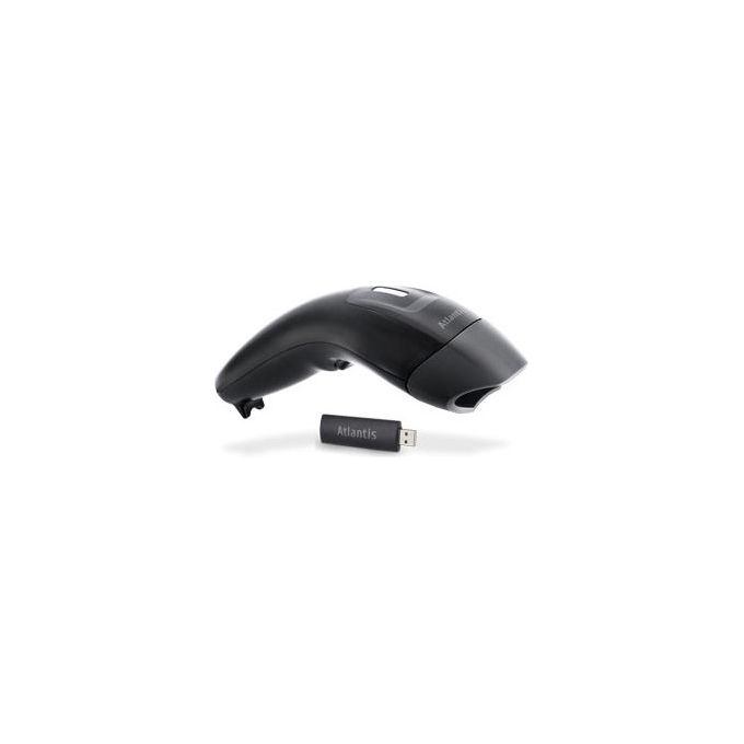 Atlantis A08-LD1830-2D-W Lettore di Codici a Barre Portatile 1D-2D Nero
