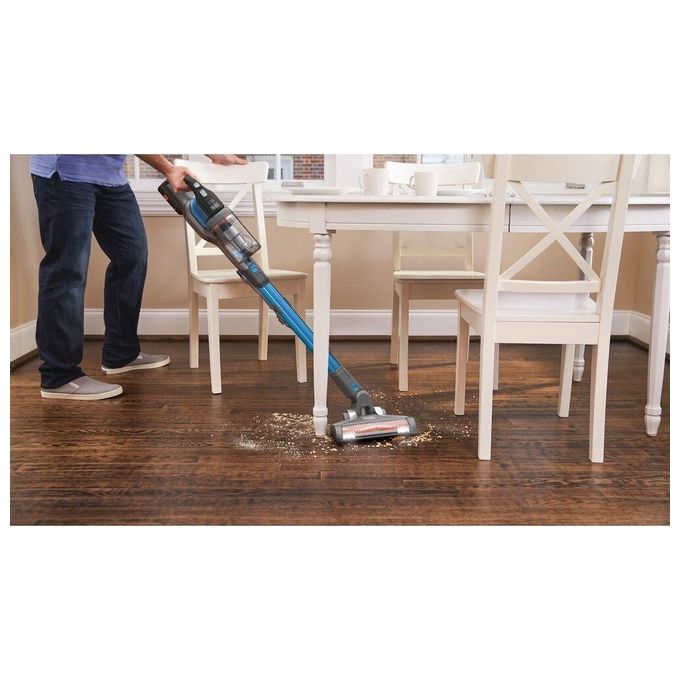 Black+Decker BHFEV362D PowerSeries Extreme Scopa Ricaricabile Capacita' 0,75 L Tecnologia al Litio 36 V Blu