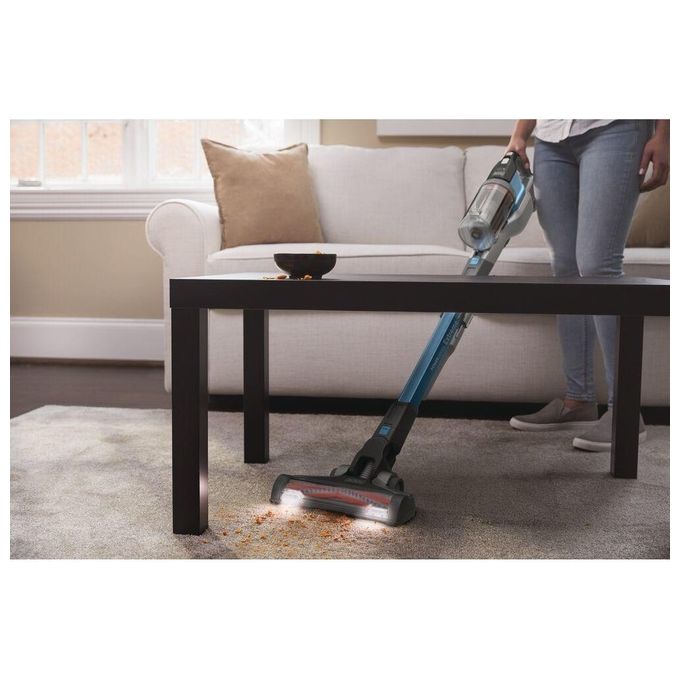 Black+Decker BHFEV362D PowerSeries Extreme Scopa Ricaricabile Capacita' 0,75 L Tecnologia al Litio 36 V Blu