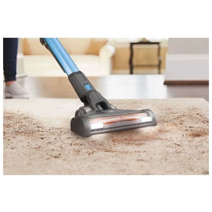 Black+Decker BHFEV362D PowerSeries Extreme Scopa Ricaricabile Capacita' 0,75 L Tecnologia al Litio 36 V Blu