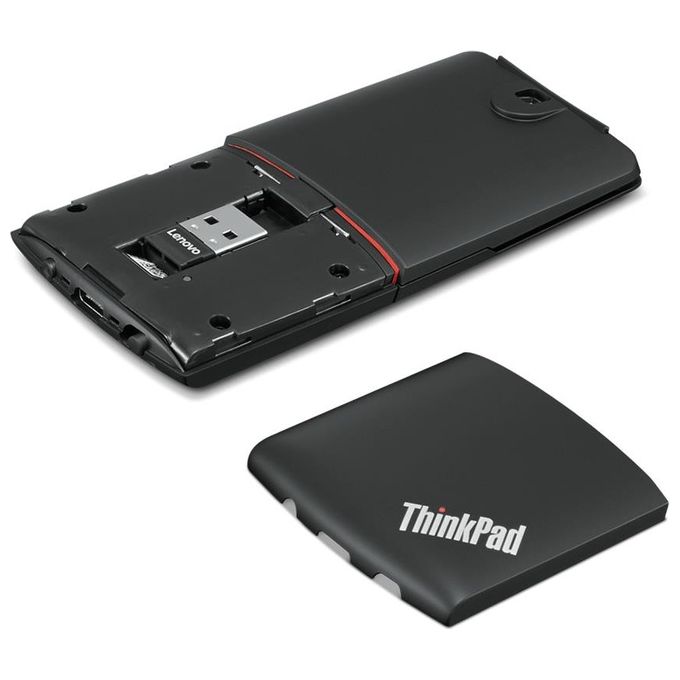 Lenovo 4Y50U45359 Mouse Wireless a RF + Bluetooth Ottico 1600 DPI Ambidestro