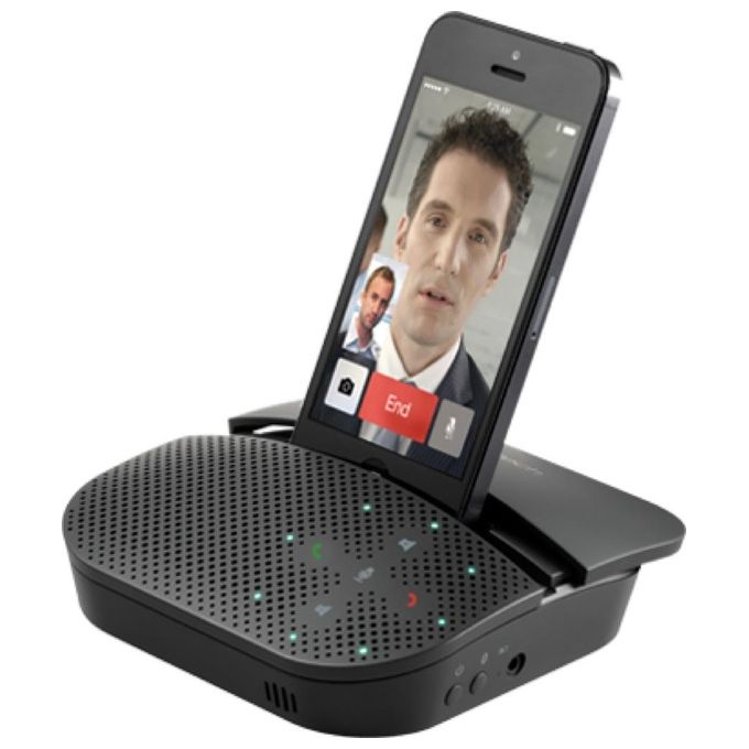 Logitech P710e Mobile Speakerphone Altoparlante Vivavoce Bluetooth Wireless Chiamate Hands-‎Free, Videoconferenze Audio Chiaro Cancellazione Rumore