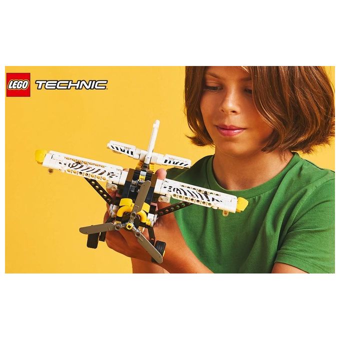 LEGO Aereo Bush Technic 42198 Modellino da Costruzione Innovativo ed Educativo per Appassionati di Ingegneria e Design Creativo