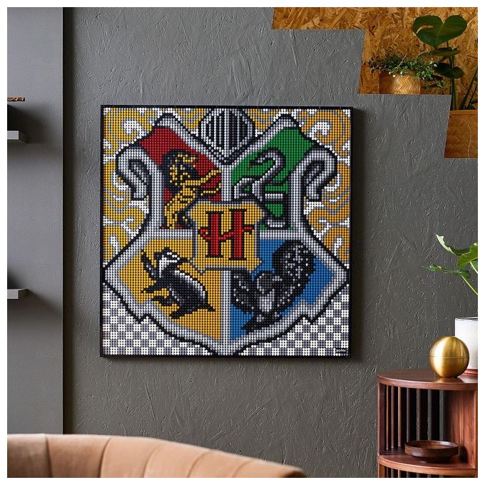 LEGO Art Harry Potter Hogwarts Crests