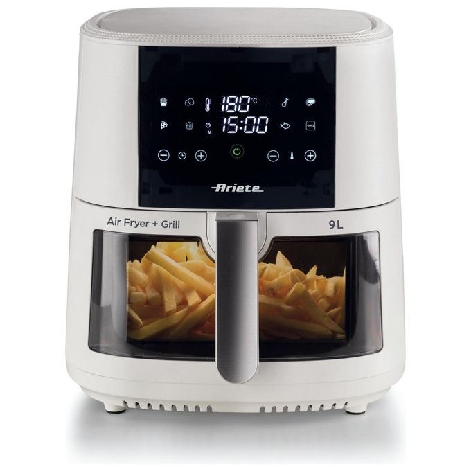 Ariete 4630 Friggitrice ad Aria 9 Litri 1500 W Funzione Grill Bianco