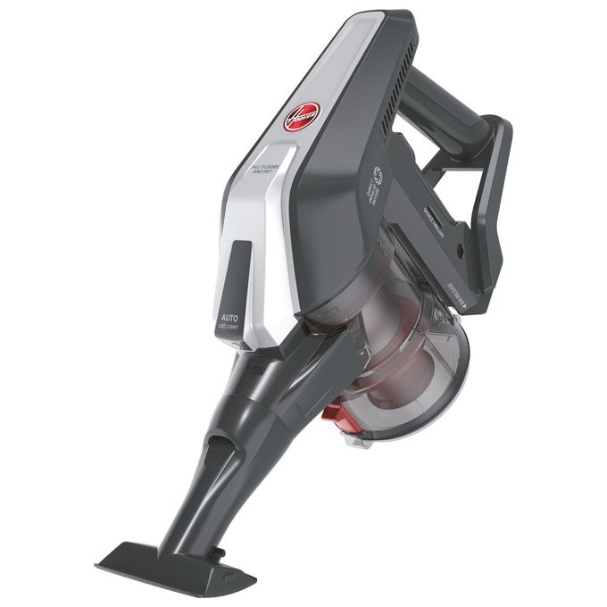 Hoover HF322AFP 011 Scopa Elettrica senza Filo senza Sacco Capacita' 0,7 Litri Autonomia 40 minuti Grigio-Rosso