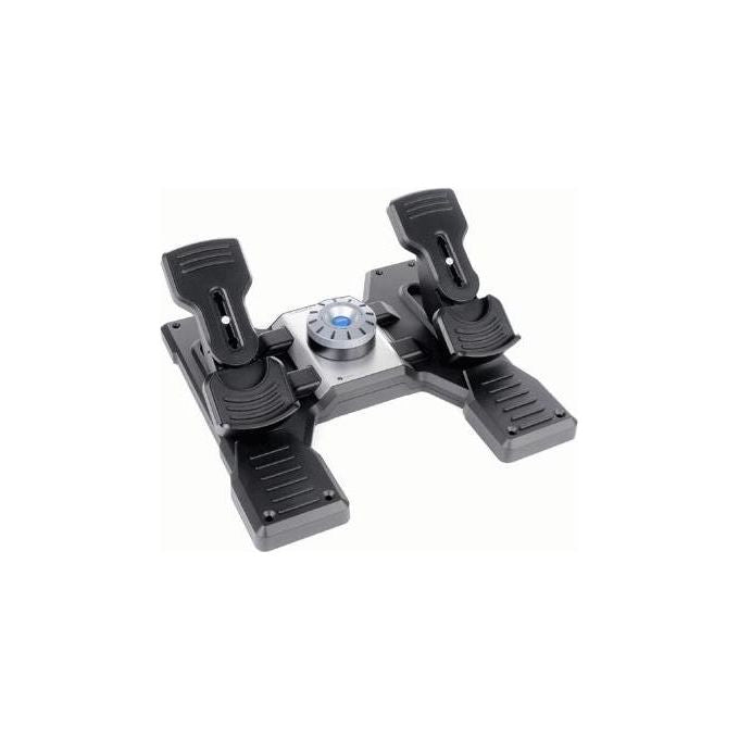 Saitek PRO Flight Rudder Pedals Pedaliera per Simulatori di Volo per PC