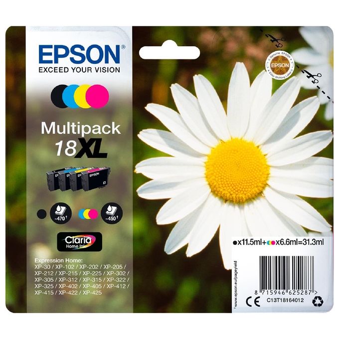 Epson Cartuc.nera Serie 18xl Margherita