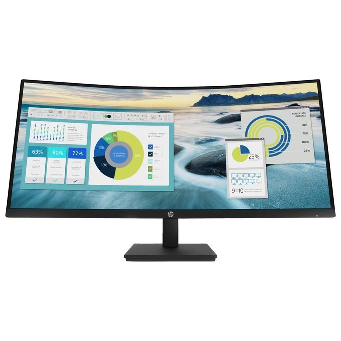 HP Monitor Flat 34'' P34hc G4 WQHD Usb-C Curved Monitor