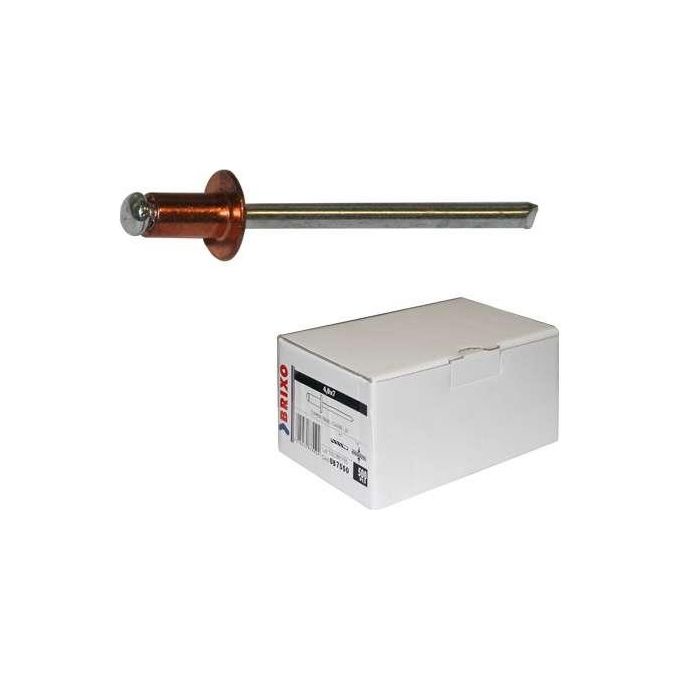 Brixo Rivetti in Rame 4x11mm Confezione 500 Pezzi