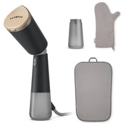 Philips 5000 Series STH5030-80 - Ferro a vapore verticale portatile, 1300 W, piastra metallo inox, serbatoi 120 ml + 200 ml, riscaldamento 35 s, modalita' Eco-Max, testa regolabile, guanto protettivo e StyleMat inclusi, compatibile con tutti i tessuti, co