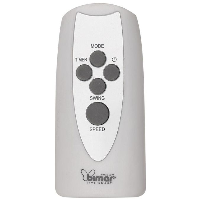 Bimar Ventilatore da Parete con Telecomando Elica 40cm per Climatizzazione e Comfort in Ambienti Domestici