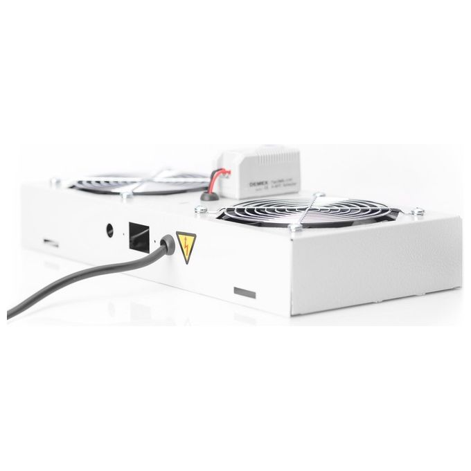 Digitus Kit 2 Ventole Con Termostato per Armadi Linea Soho e Eco A Muro (Dn-19 Fan-2-Wm-T)