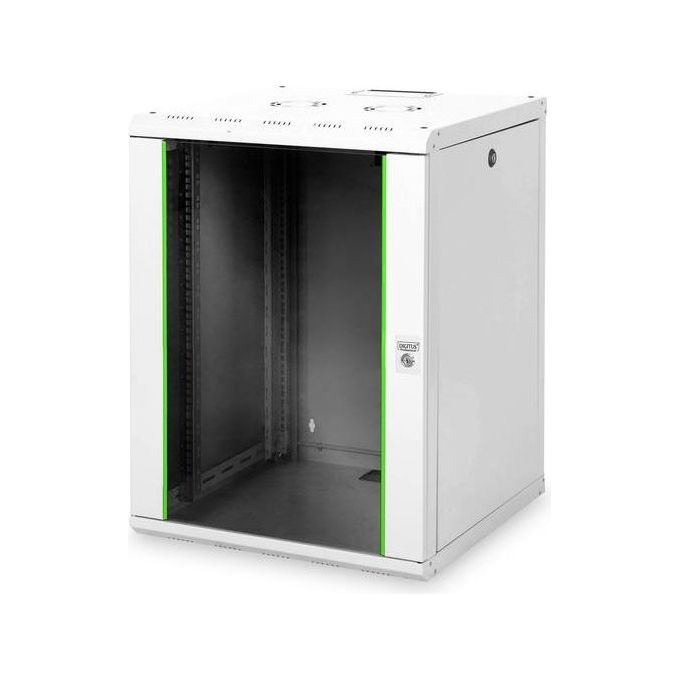 [ComeNuovo] Digitus Armadio 16 Unita' Da Muro Linea Soho (A)780 X (L)600 X (P)560 Mm. Colore Grigio Chiaro Ral7035
