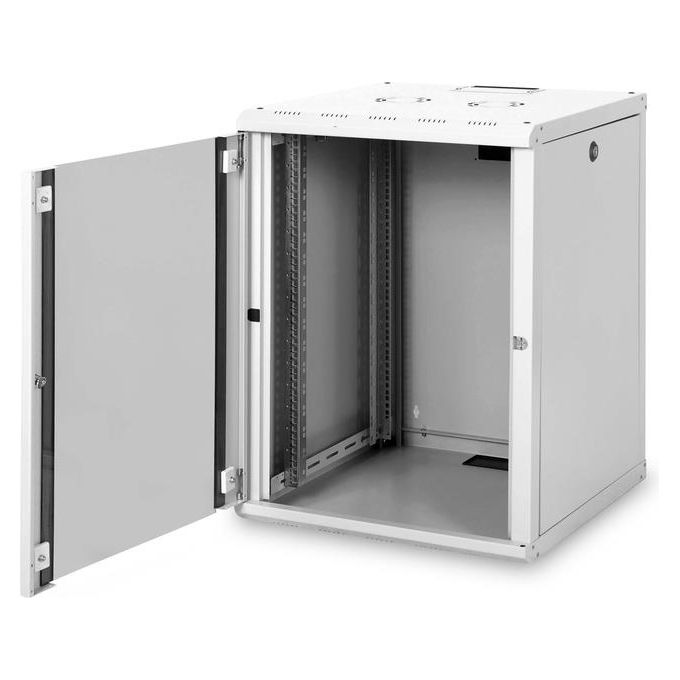 [ComeNuovo] Digitus Armadio 16 Unita' Da Muro Linea Soho (A)780 X (L)600 X (P)560 Mm. Colore Grigio Chiaro Ral7035