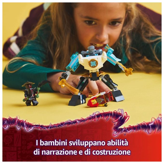 LEGO Kit Costruzione Mech di Battaglia Zane Ninjago 71827 Blocchi Costruibili Avventura Creativa