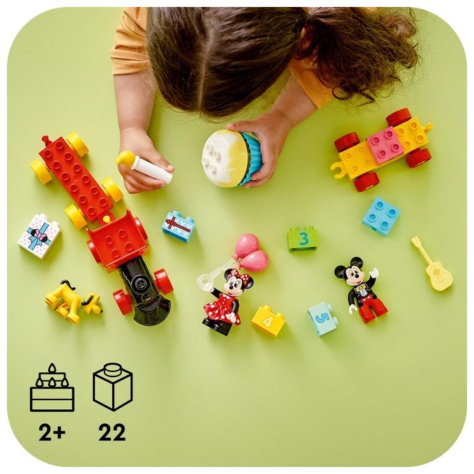 LEGO Duplo Disney Il Treno del Compleanno di Topolino e Minnie