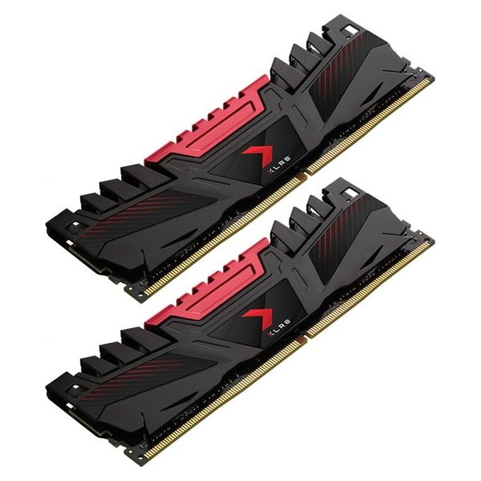 PNY Kit di Memorie RAM DIMM XLR8 Gaming DDR4 2666 MHz 16GB (2x8GB)