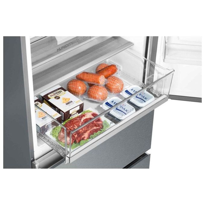 Haier A3FE744CPJ Frigorifero Combinato 3 Porte Capacita' 460 Litri Classe energetica E (A++) 200,6 cm Inox
