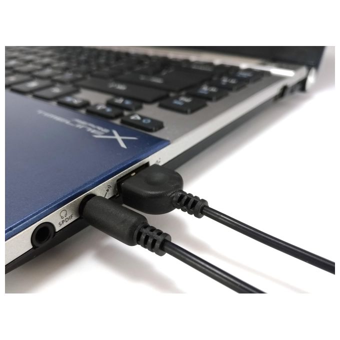 Conceptronic Mini Speaker Usb 2.0 3W Nero-Rosso Cablato