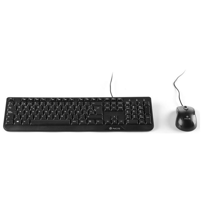 Ngs Multimedia Wired Desktop kit ita (mouse+tastiera)