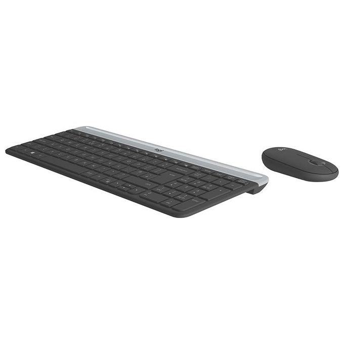 Logitech Tastiera e mouse Retail Wireless Combo Mk470 slim nera usb