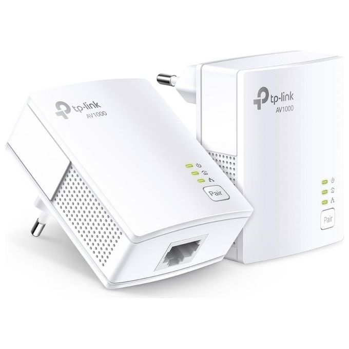 Tp-Link Tl-pa7017 Kit Powerline 1000 Mbit-s Collegamento Ethernet Lan Bianco 2 Pezzi