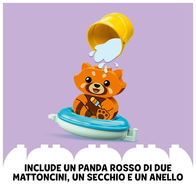 LEGO Duplo Ora del Bagnetto: Panda Rosso Galleggiante