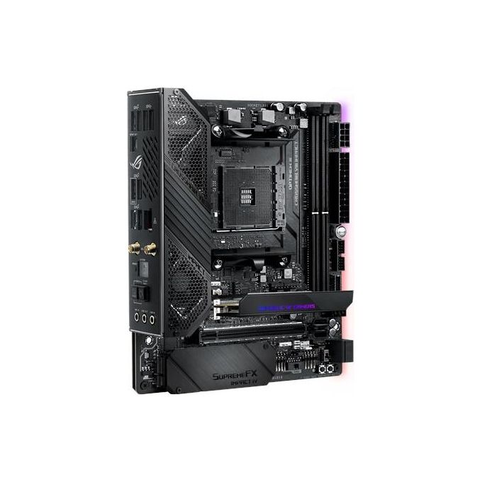 ASUS ROG Crosshair VIII IMPACT, Scheda madre Gaming AMD AM4 X570 Mini-DTX SO-DIMM.2 (dual M.2), Wi-Fi 6 (802.11 ax), PCIe 4.0, SupremeFX audio, Aura Sync RGB USB 3.2 Gen 2