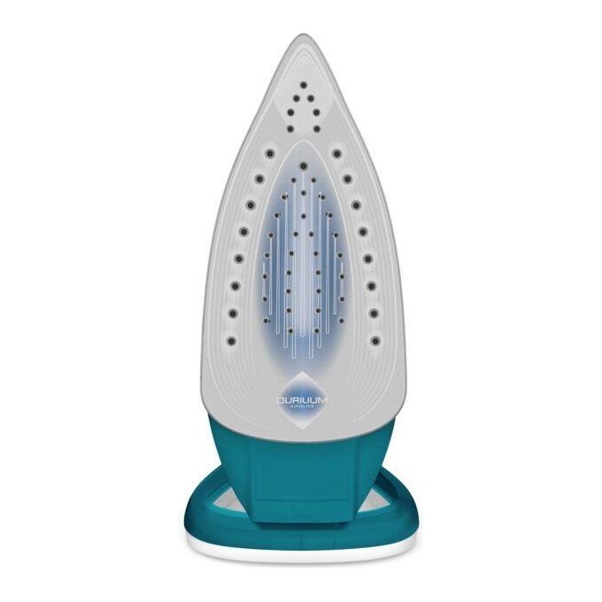 Tefal EasyGliss Plus FV5737 Ferro da Stiro a Secco e a Vapore Durilium 2500W Turchese-Bianco