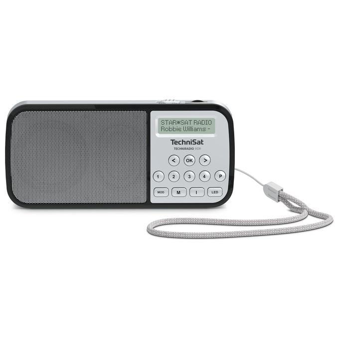 TechniSat TechniRadio RDR Portatile Analogico e Digitale Argento