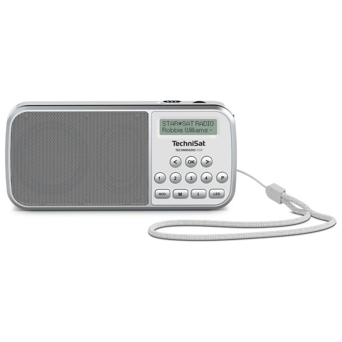 TechniSat TechniRadio RDR Radio Portatile Analogico e Digitale Bianco