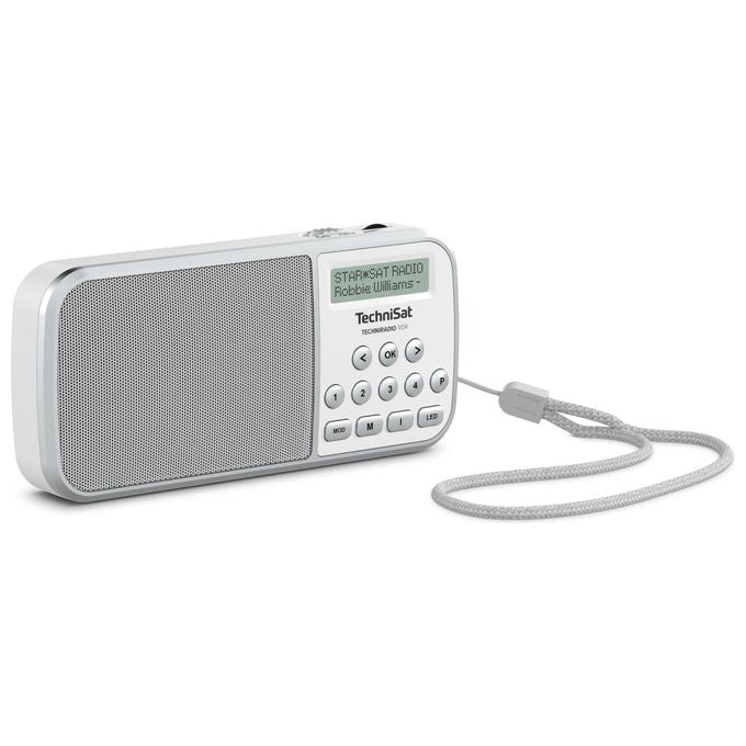 TechniSat TechniRadio RDR Radio Portatile Analogico e Digitale Bianco