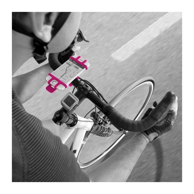 Celly Easybike Porta Cellulare per Bicicletta Universale Rosa