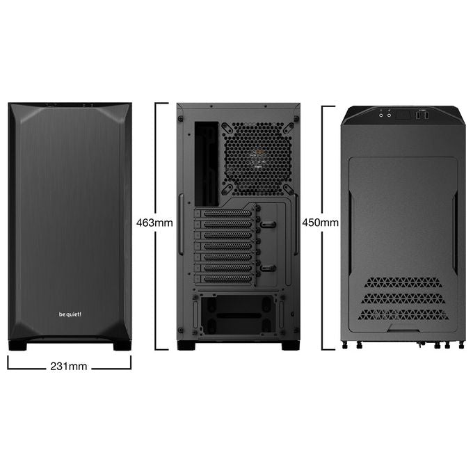 Be Quiet! PURE BASE 500 Midi-Tower Usb 3.0 Nero