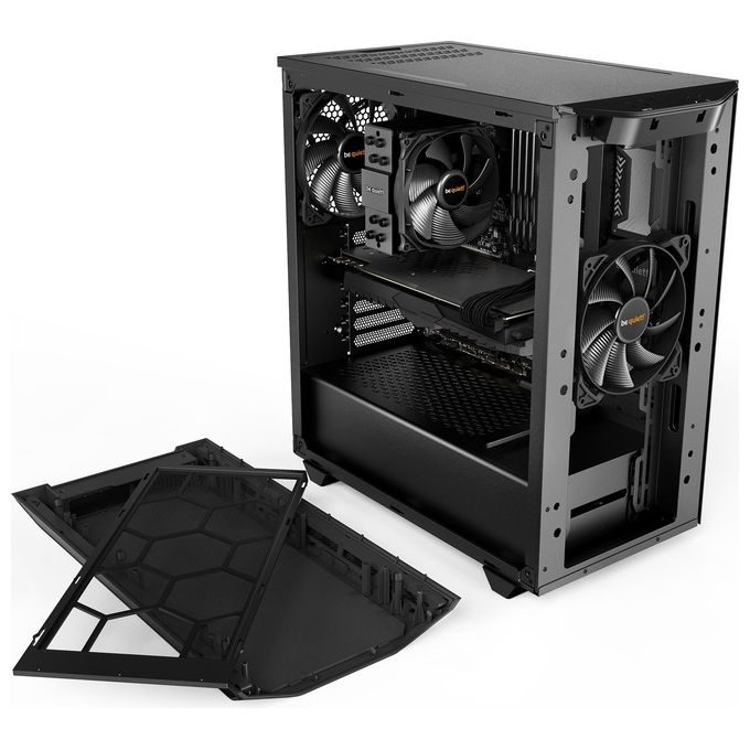 Be Quiet! Tower Pure Base 500 Mid-Tower ATX 2 Ventole Preinstallate Nero