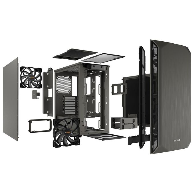 Be Quiet! PURE BASE 500 Midi-Tower Grigio