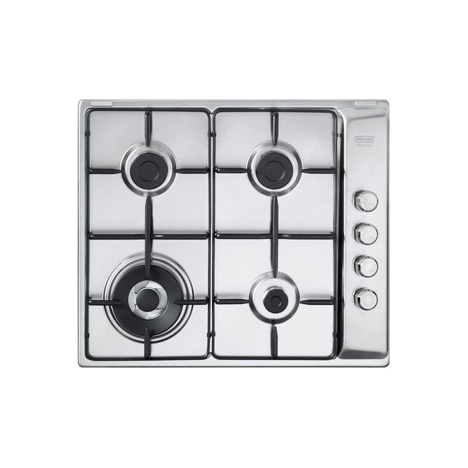 De Longhi DLI 46 ASDV Linea Design Piano cottura a Gas 4 Fuochi Bruciatore Tripla Corona 60 cm Acciaio Inox