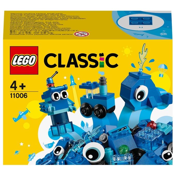 LEGO Classic Mattoncini Blu Creativi