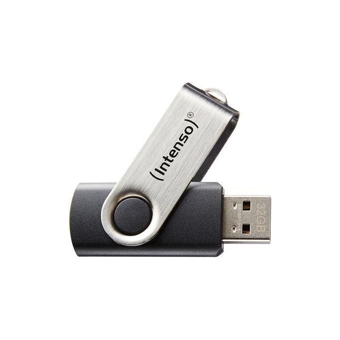 Intenso Basic Line Chiavetta Usb da 64Gb Silver-Black