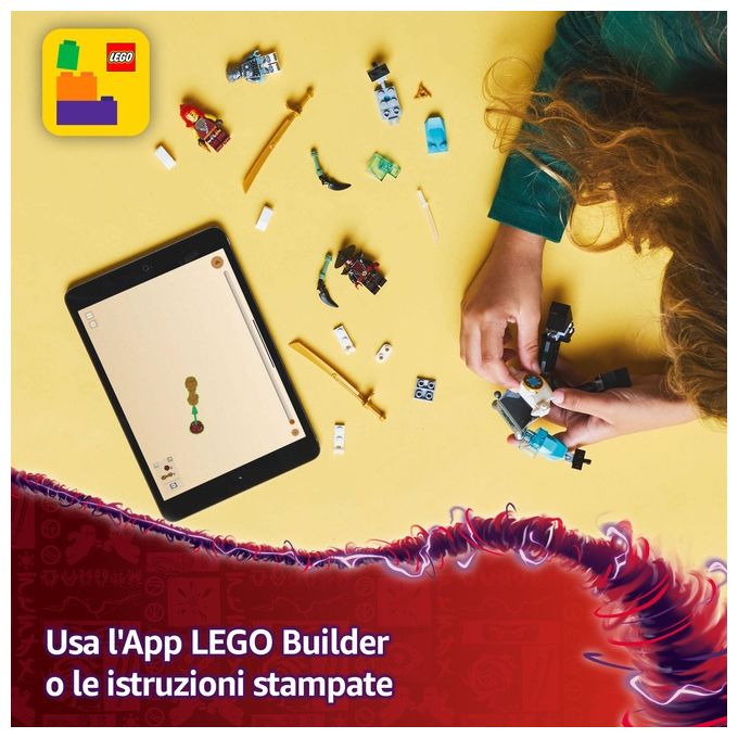 LEGO Kit Costruzione Mech di Battaglia Zane Ninjago 71827 Blocchi Costruibili Avventura Creativa