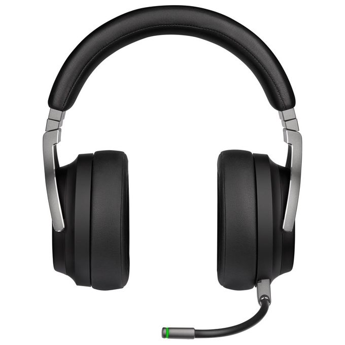 Corsair Virtuoso RGB Wireless Alta Fedelta' Cuffia Gaming, 7.1 Surround Audio, Microfono Omnidirezionale, Compatibili con PC, Xbox One, PS4, Nintendo Switch e dispositivi Mobile, Carbonio