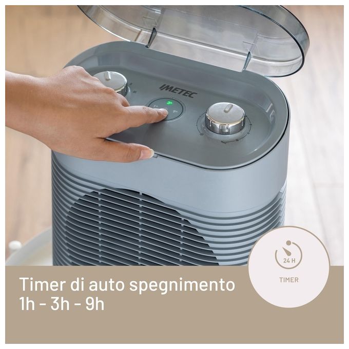 Imetec Silent Power Protection Interno Blu 2100W Riscaldatore Ambiente